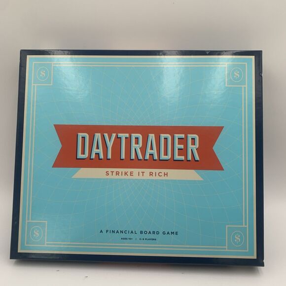 DAYTRADER Strike It Rich A Financial Board Game from Lyon Works New Open Box - Picture 1 of 13